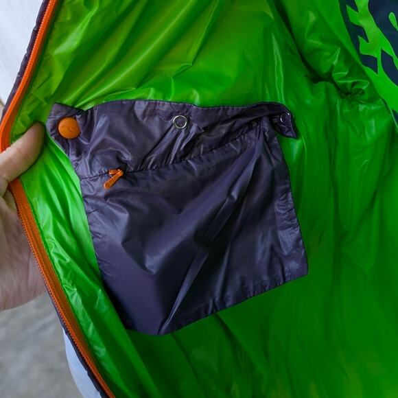 Kjus White Backflip Reversible Down Water-repellent Windproof Jacket, size M - Picture 6 of 11